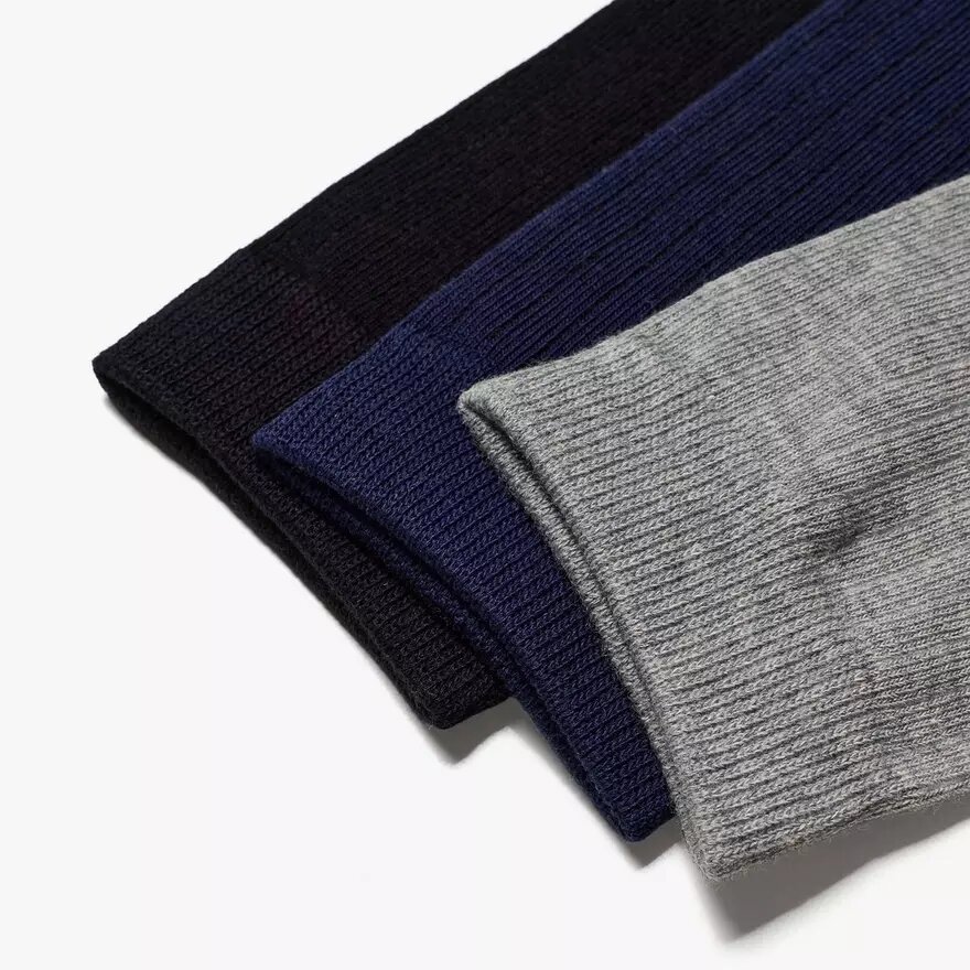 3-pack svarta, mångfärgade strumpor 3-pack svarta, mångfärgade strumpor