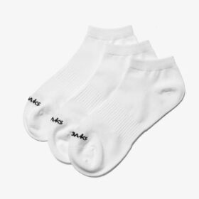 3-pack vita sportankelstrumpor