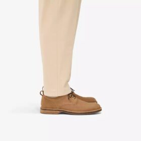 Aldwin Lace – gråa Oxfords i mocka för herrar