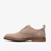 Aldwin Lace – gråa Oxfords i mocka för herrar Aldwin Lace – gråa Oxfords i mocka för herrar
