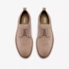 Aldwin Lace – gråa Oxfords i mocka för herrar Aldwin Lace – gråa Oxfords i mocka för herrar