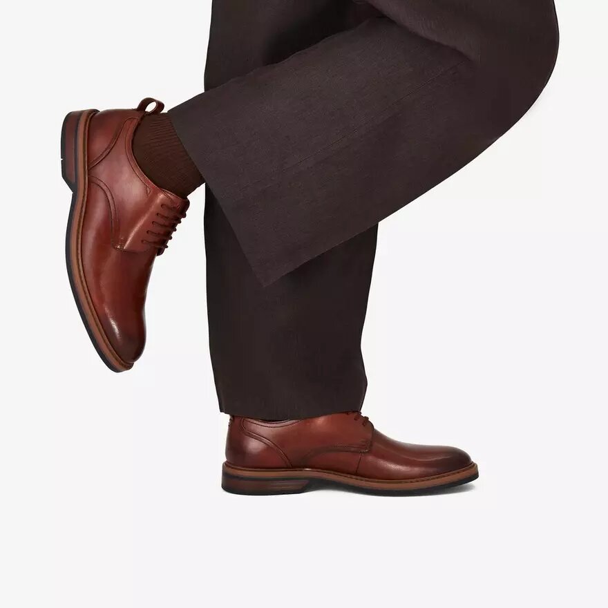 Aldwin Lace – Oxfords i brunt läder för herr Aldwin Lace – Oxfords i brunt läder för herr