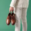 Aldwin Lace – Oxfords i brunt läder för herr Aldwin Lace – Oxfords i brunt läder för herr