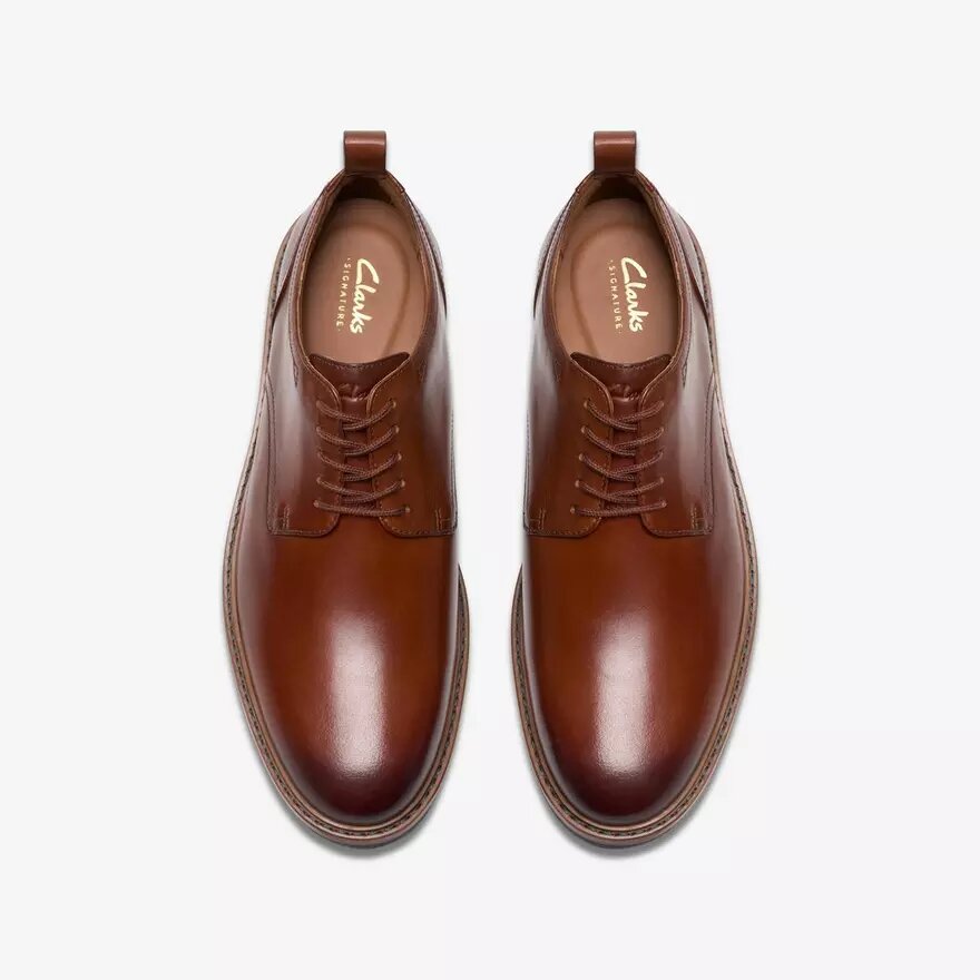 Aldwin Lace – Oxfords i brunt läder för herr Aldwin Lace – Oxfords i brunt läder för herr
