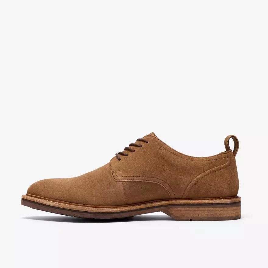 Aldwin Lace – oxfordskor i tanfärgat mocka för herrar Aldwin Lace – oxfordskor i tanfärgat mocka för herrar