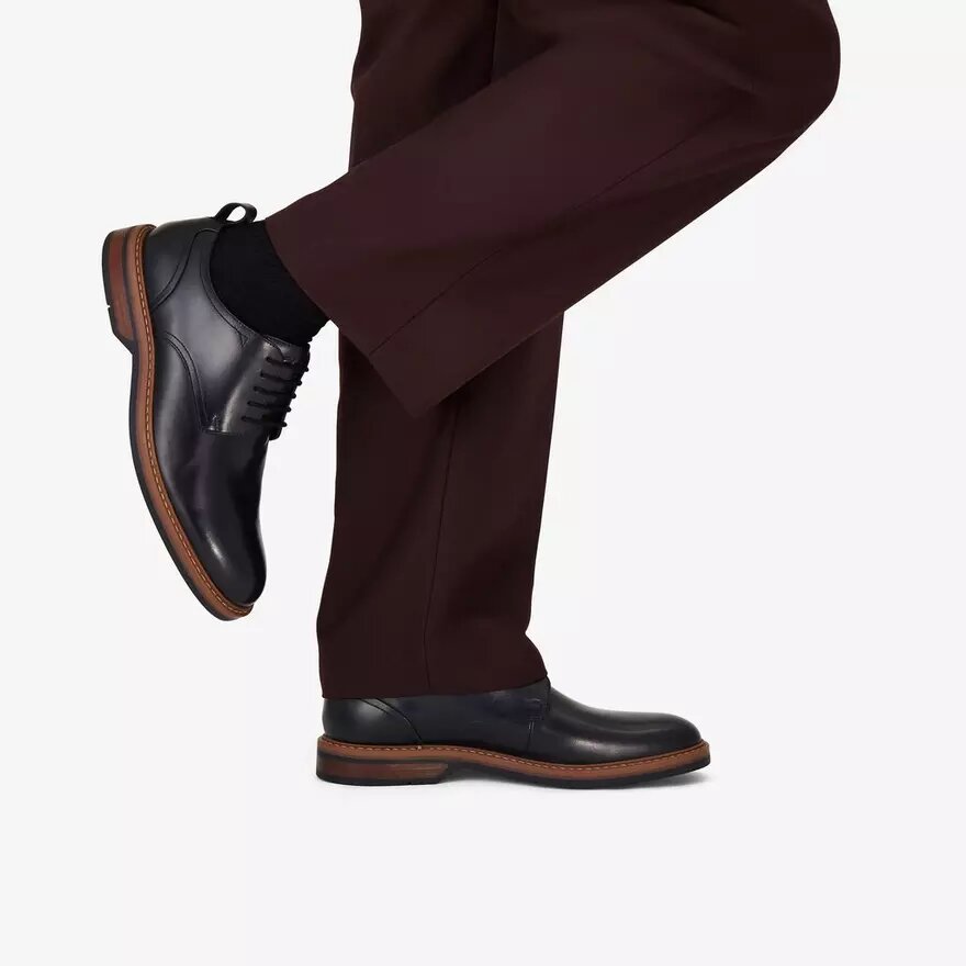 Aldwin Lace – svarta Oxfords i läder för herr Aldwin Lace – svarta Oxfords i läder för herr