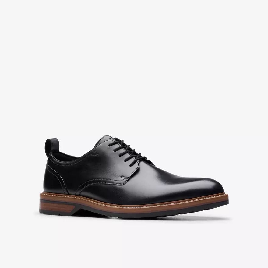 Aldwin Lace – svarta Oxfords i läder för herr Aldwin Lace – svarta Oxfords i läder för herr