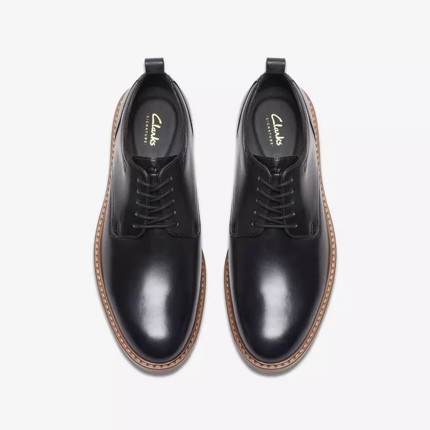 Aldwin Lace – svarta Oxfords i läder för herr Aldwin Lace – svarta Oxfords i läder för herr
