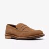 Aldwin Step-loafers i tanfärgat mocka för herrar Aldwin Step-loafers i tanfärgat mocka för herrar