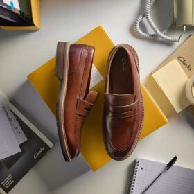 Aldwin Step Mid Loafers i brunt läder för herr
