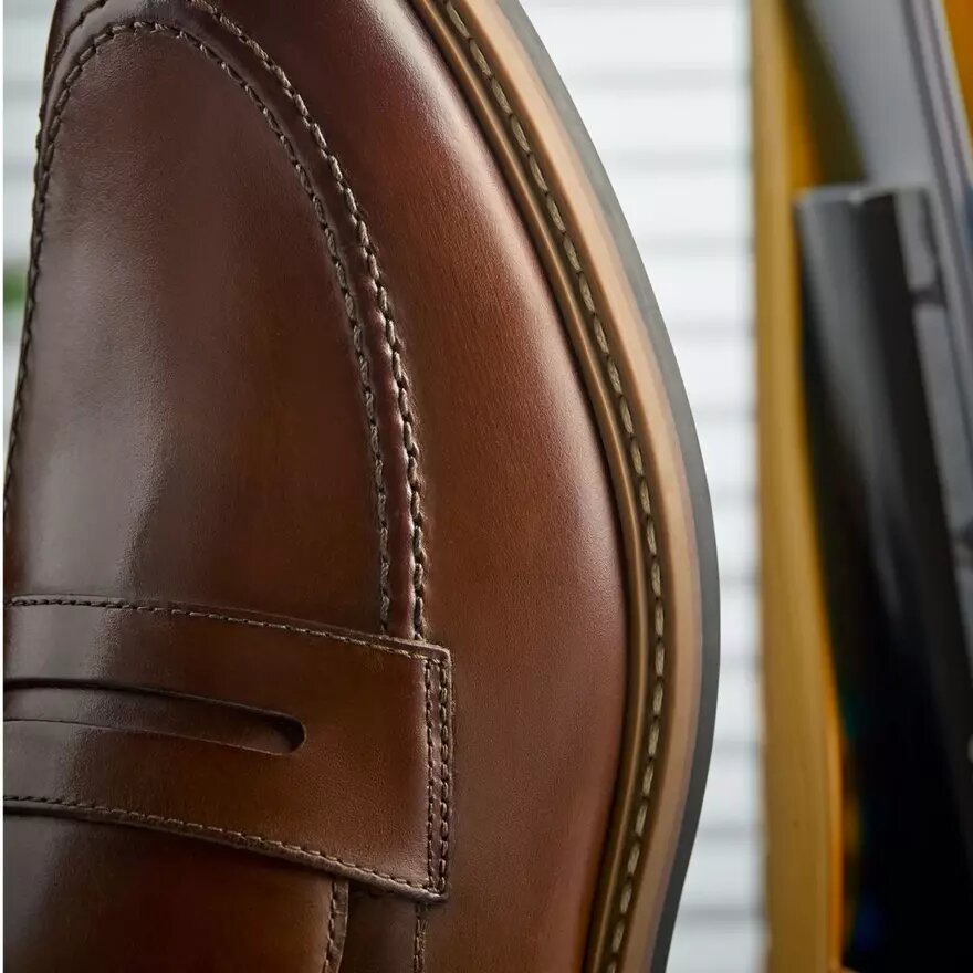 Aldwin Step Mid Loafers i brunt läder för herr Aldwin Step Mid Loafers i brunt läder för herr