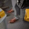 Aldwin Step Mid Loafers i brunt läder för herr Aldwin Step Mid Loafers i brunt läder för herr