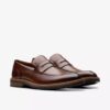 Aldwin Step Mid Loafers i brunt läder för herr Aldwin Step Mid Loafers i brunt läder för herr
