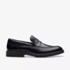 Aldwin Step – svarta läders Loafers för herrar Aldwin Step – svarta läders Loafers för herrar