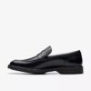 Aldwin Step – svarta läders Loafers för herrar Aldwin Step – svarta läders Loafers för herrar