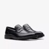 Aldwin Step – svarta läders Loafers för herrar Aldwin Step – svarta läders Loafers för herrar