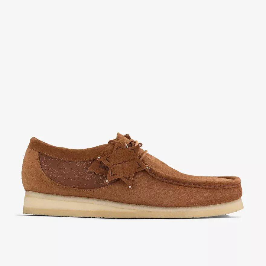 Andersson Bell X Wallabee Tan-broderi Andersson Bell X Wallabee Tan-broderi