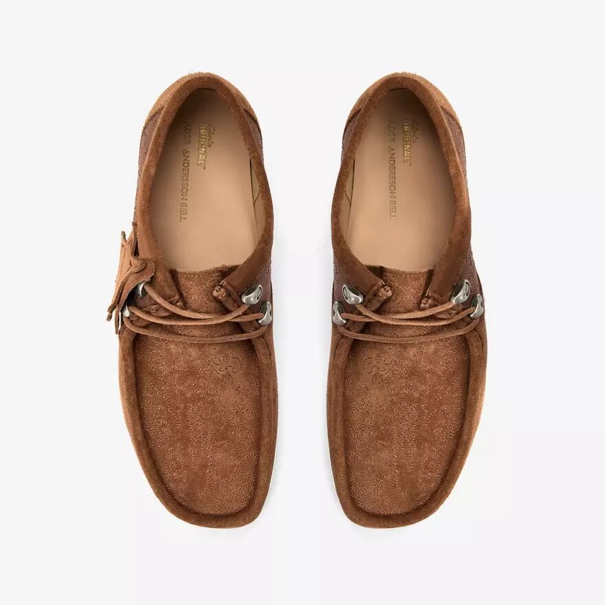 Andersson Bell X Wallabee Tan-broderi Andersson Bell X Wallabee Tan-broderi