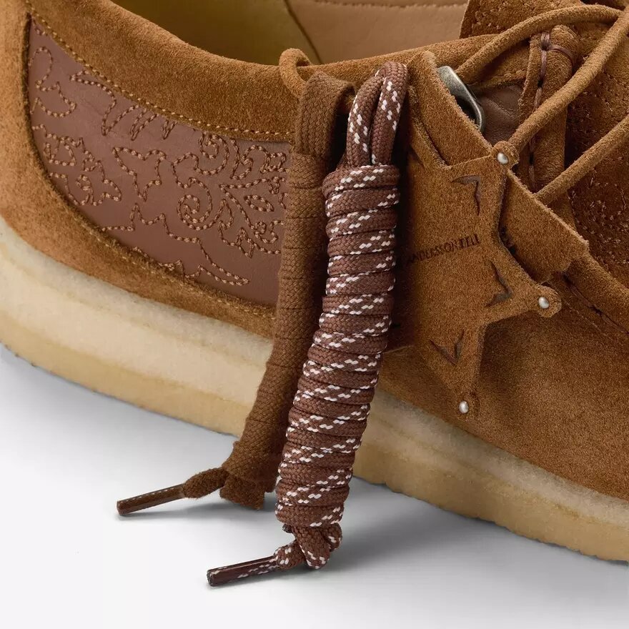 Andersson Bell X Wallabee Tan-broderi Andersson Bell X Wallabee Tan-broderi