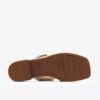 Ariany Bay mjuka guldfärgade platta sandaler för dam Ariany Bay mjuka guldfärgade platta sandaler för dam