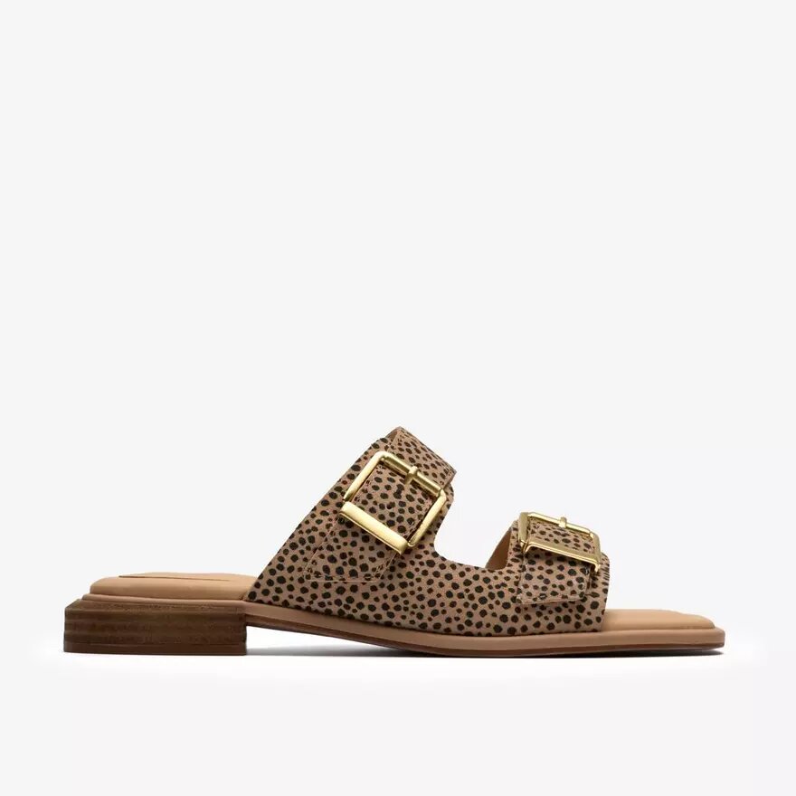 Ariany Bay platta sandaler med djurmönster för damer Ariany Bay platta sandaler med djurmönster för damer