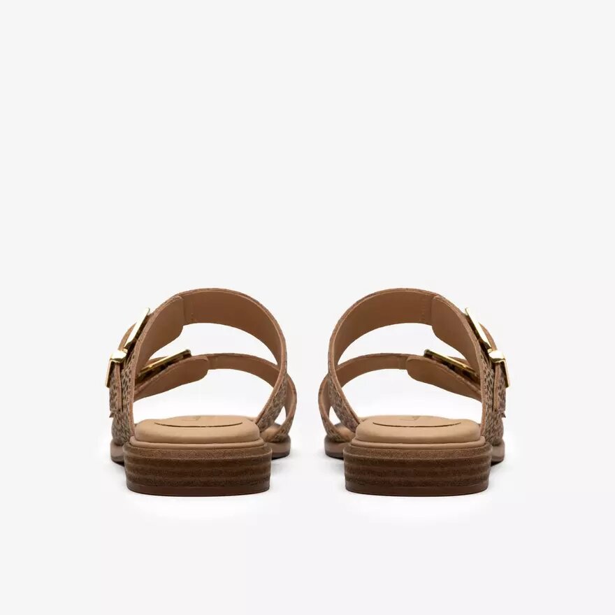 Ariany Bay platta sandaler med djurmönster för damer Ariany Bay platta sandaler med djurmönster för damer