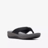 Arla Glison svarta Fabriccloudsteppers™-Flip-flops för dam Arla Glison svarta Fabriccloudsteppers™-Flip-flops för dam