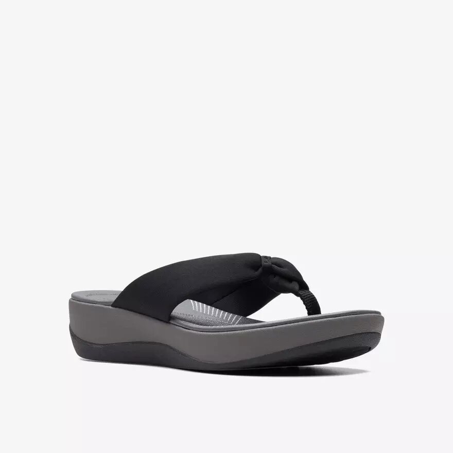 Arla Glison svarta Fabriccloudsteppers™-Flip-flops för dam Arla Glison svarta Fabriccloudsteppers™-Flip-flops för dam