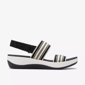 Arla Stroll svarta flerfärgade Cloudsteppers™-sandaler för dam