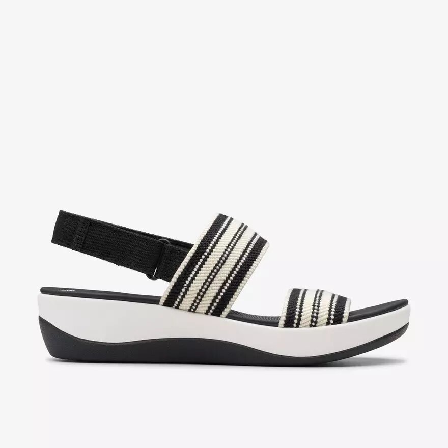 Arla Stroll svarta flerfärgade Cloudsteppers™-sandaler för dam Arla Stroll svarta flerfärgade Cloudsteppers™-sandaler för dam