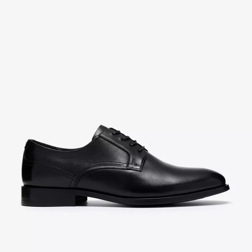 Bowburn Lace – svart läderOxford för herr Bowburn Lace – svart läderOxford för herr
