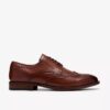 Bowburn Tip i brunt läder – Oxfords för herr Bowburn Tip i brunt läder – Oxfords för herr