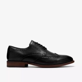 Bowburn Tip – svarta Oxfords i läder för herr