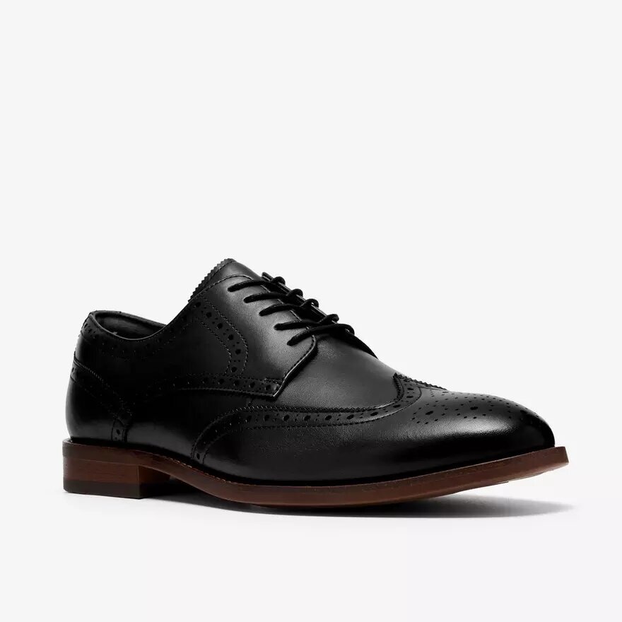 Bowburn Tip – svarta Oxfords i läder för herr Bowburn Tip – svarta Oxfords i läder för herr