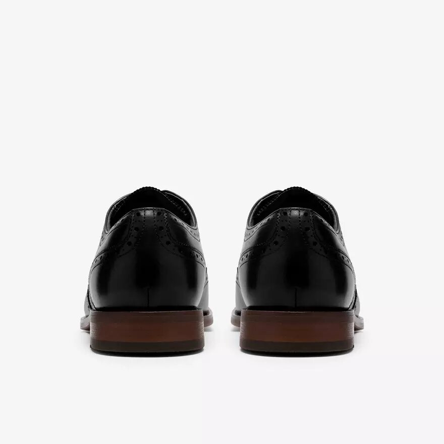 Bowburn Tip – svarta Oxfords i läder för herr Bowburn Tip – svarta Oxfords i läder för herr