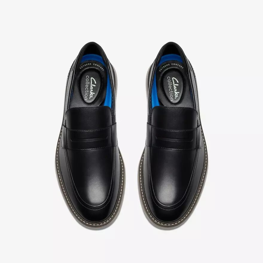 Brantin Loafer för herr – svarta läderskor Brantin Loafer för herr – svarta läderskor