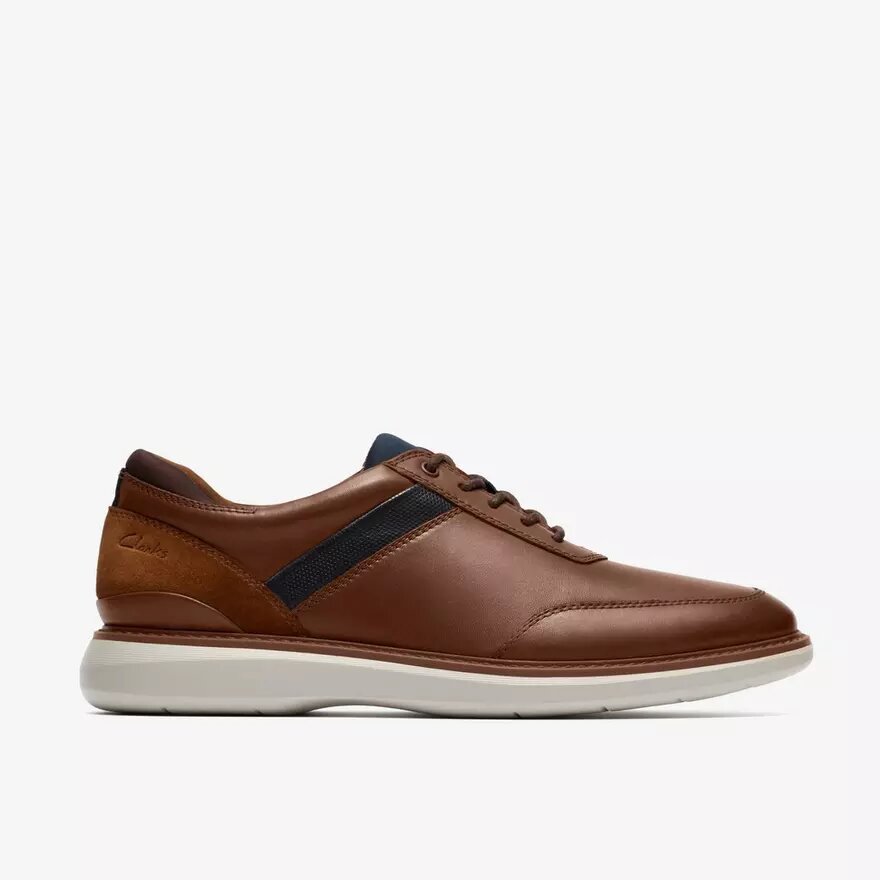 Brantin-Oxfords i brunt läder för herrar Brantin-Oxfords i brunt läder för herrar