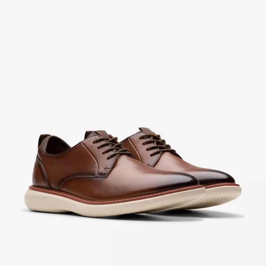 Brantin Plain mörkbruna läderOxfords för herr Brantin Plain mörkbruna läderOxfords för herr