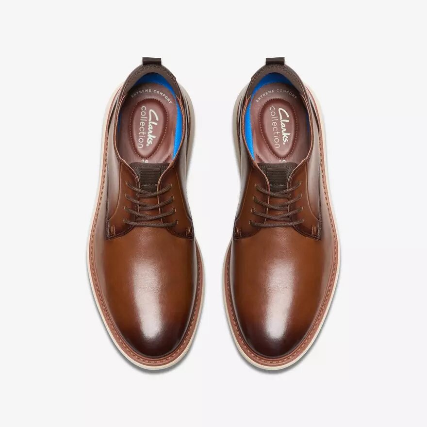 Brantin Plain mörkbruna läderOxfords för herr Brantin Plain mörkbruna läderOxfords för herr