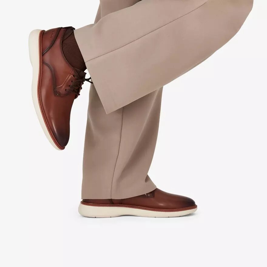 Brantin Plain mörkbruna läderOxfords för herr Brantin Plain mörkbruna läderOxfords för herr