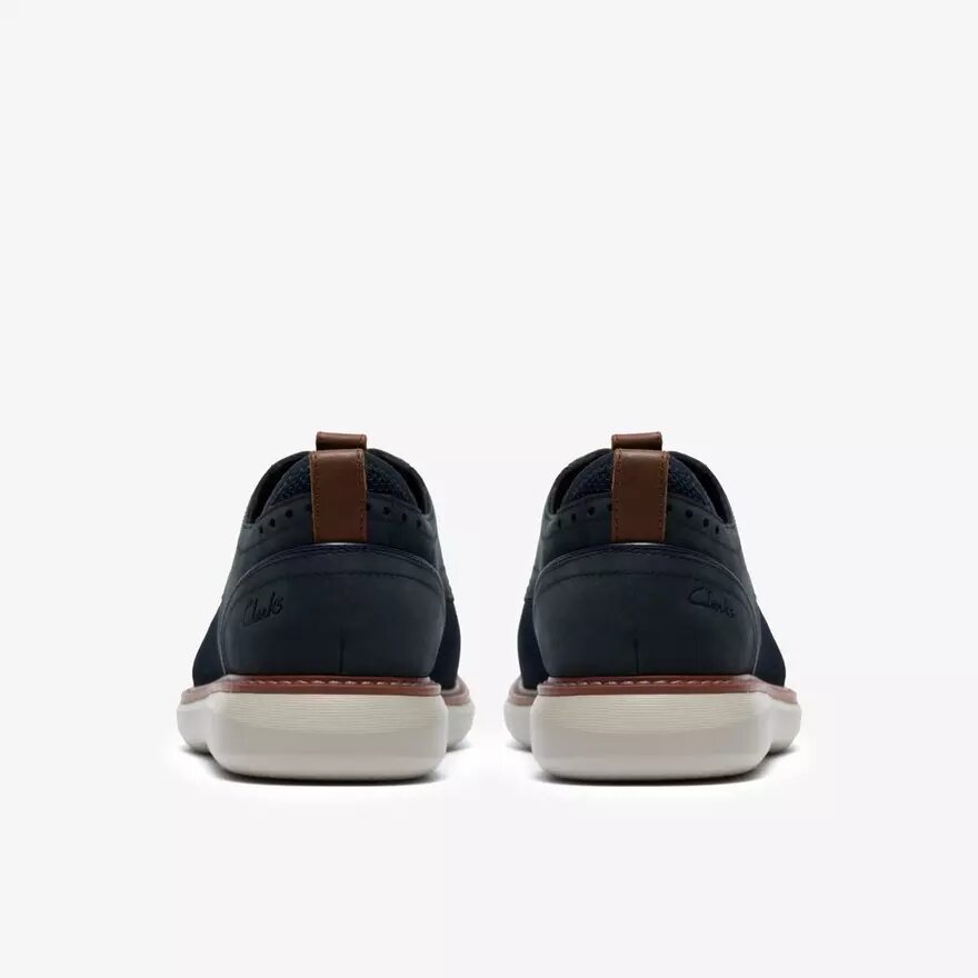 Brantin Plain Navy stickad derbysko för herr Brantin Plain Navy stickad derbysko för herr