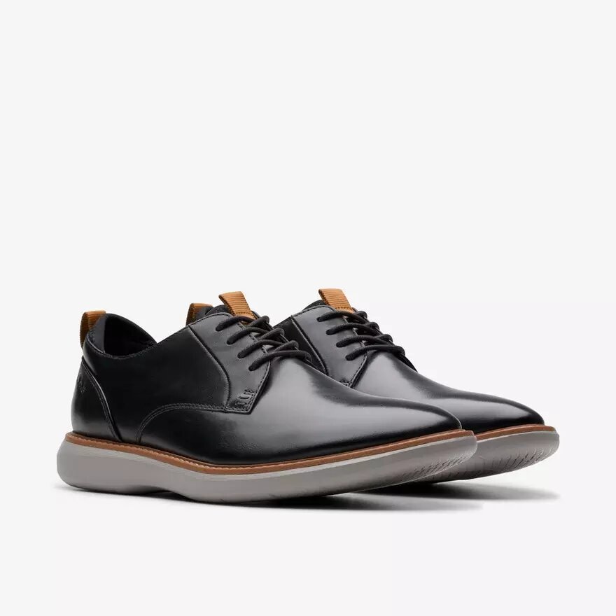 Brantin Plain – svarta Oxfords i läder för herr Brantin Plain – svarta Oxfords i läder för herr