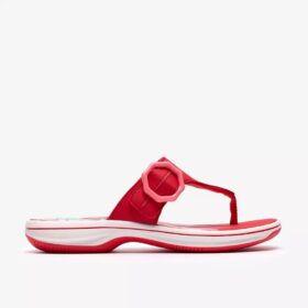 Breeze Cove Poppy Red-flip-flops för dam