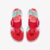 Breeze Cove Poppy Red-flip-flops för dam