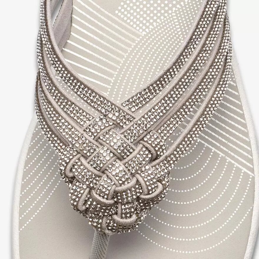 Breeze Gem Silver-flip-flops för dam Breeze Gem Silver-flip-flops för dam