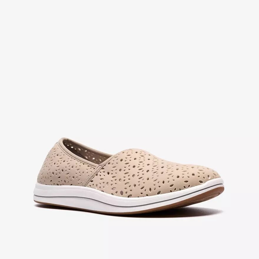 Breeze Lily Light Taupe slip-ons för dam Breeze Lily Light Taupe slip-ons för dam