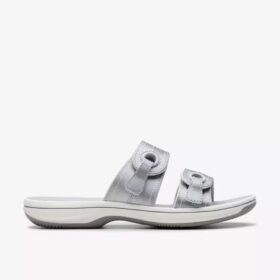 Breeze Maye Silver, platta Cloudsteppers™-sandaler för damer