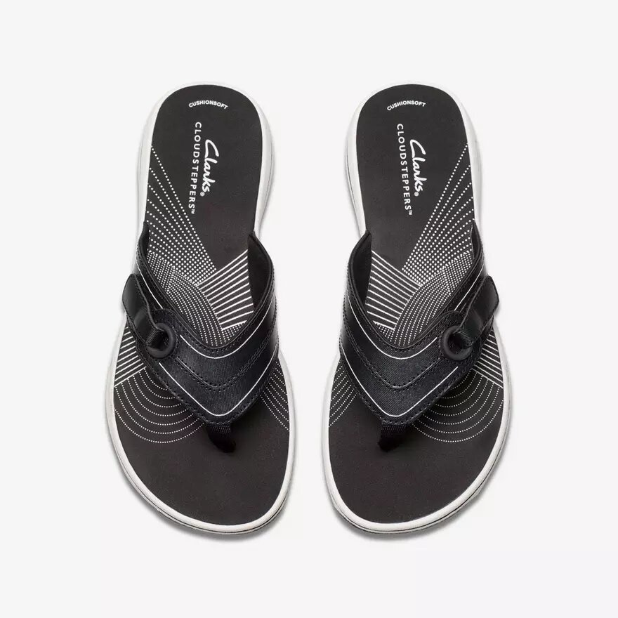 Breeze Reyna svarta Cloudsteppers™-Flip-flops för damer Breeze Reyna svarta Cloudsteppers™-Flip-flops för damer