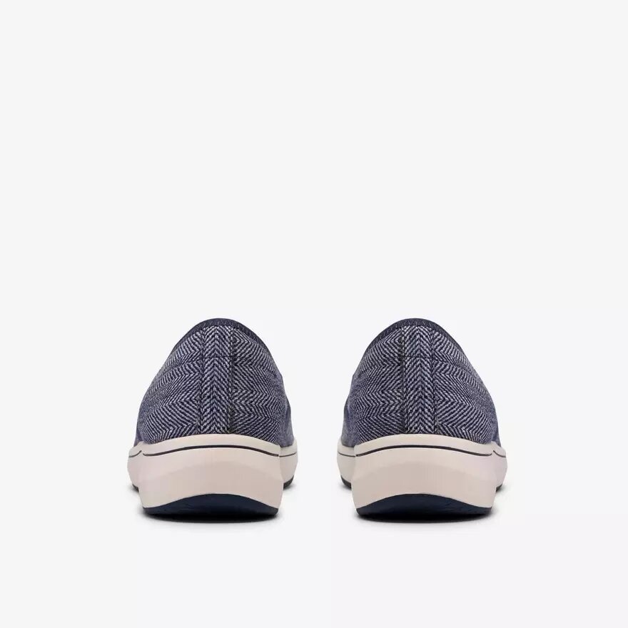 Breeze Sky Zoe – marinblå Slip-ons i canvas för damer Breeze Sky Zoe – marinblå Slip-ons i canvas för damer