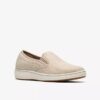 Breeze Sky Zoe Sand Canvas Slip-ons för damer